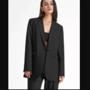 Solid Colored Essential Blazer Jacket